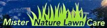 Mister Nature Lawn Care Logo