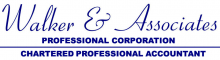 Walker & Associates Professional Corporation Chartered Accountant Logo